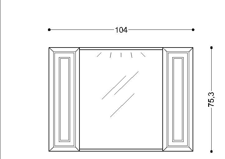 Горен шкаф Лати MDF