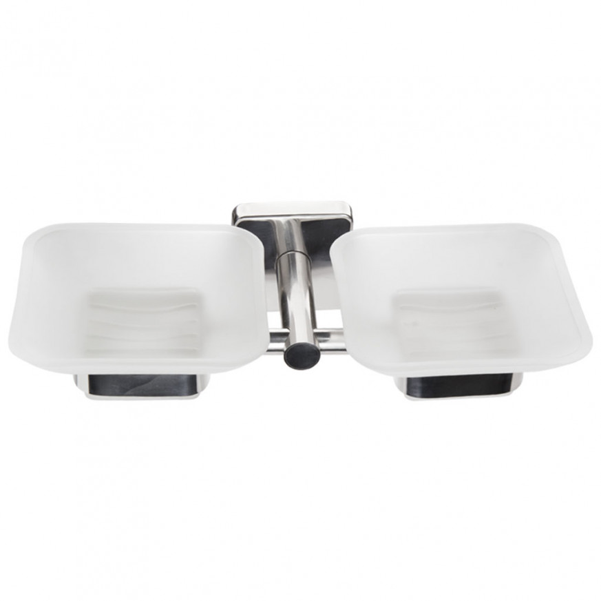 Двоен държач със сапунерки Quattro 4833