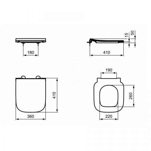 WC комплект за вграждане I.Life S R052201