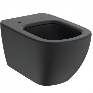 Конзолна тоалетна чиния  AquaBlade® T0079XG черен мат