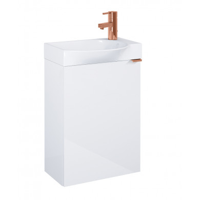 ДОЛЕН ШКАФ С МИВКА MICRO PLUS 45 СМ БЯЛ