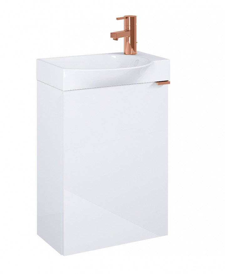 ДОЛЕН ШКАФ С МИВКА MICRO PLUS 45 СМ БЯЛ