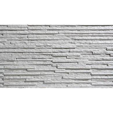 Облицовъчен камък Palermo 1 White 14.2x55 