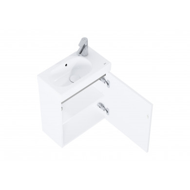 Шкаф с мивка Unik Mini N, 45 см  gloss white