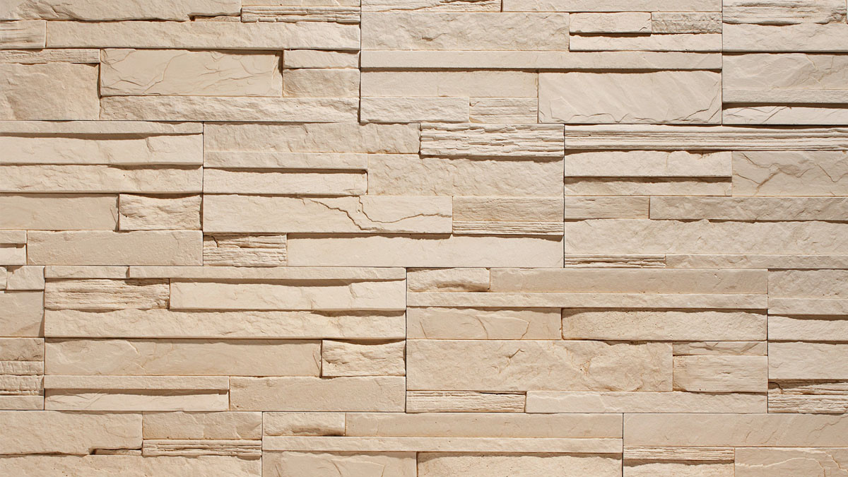 Облицовъчен камък Creta 1 Cream 20x50 см