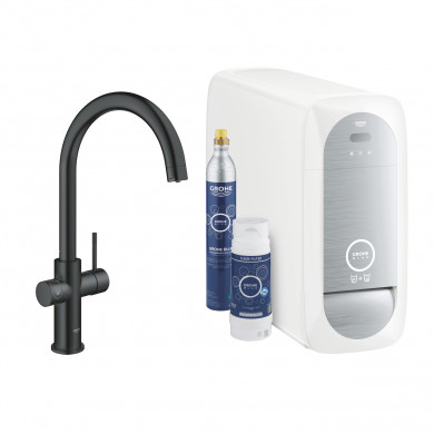 Комплект GROHE Blue Home  с С- чучур velvet black