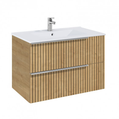 Долен шкаф с мивка Elegant 80cm light oak structure