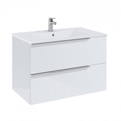 Долен шкаф с мивка Elegant 80cm бял