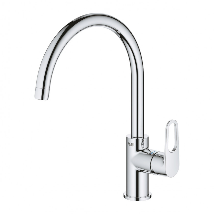 Смесител за кухня с въртящ се тръбен чучур Grohe BauFlow 31538001