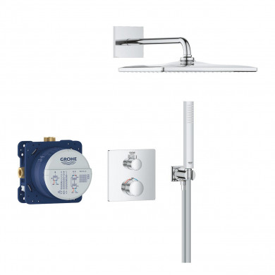 Душ гарнитура Grohtherm с Rainshower Mono 310 Cube