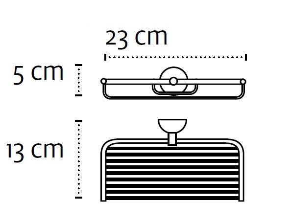 Двойна сапунерка мрежа Classic 5304