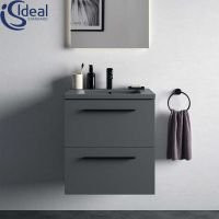 Комплект шкаф със мивка 60см., Ideal Standart I.LIVE B сив гланц с 2 чекмеджета