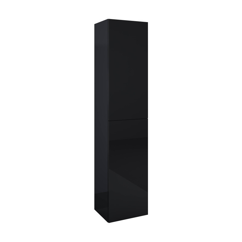 Колона Extra с две врати 400 х 352 х 1800 mm, черен гланц
