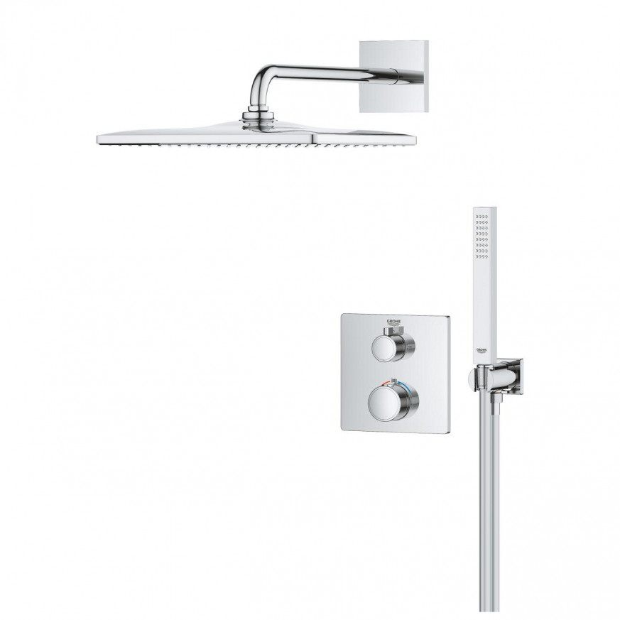 Душ гарнитура Grohtherm с Rainshower Mono 310 Cube