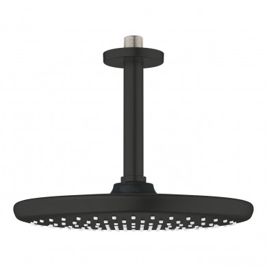  Комплект душ глава към тавана Tempesta 250 142 mm matte black