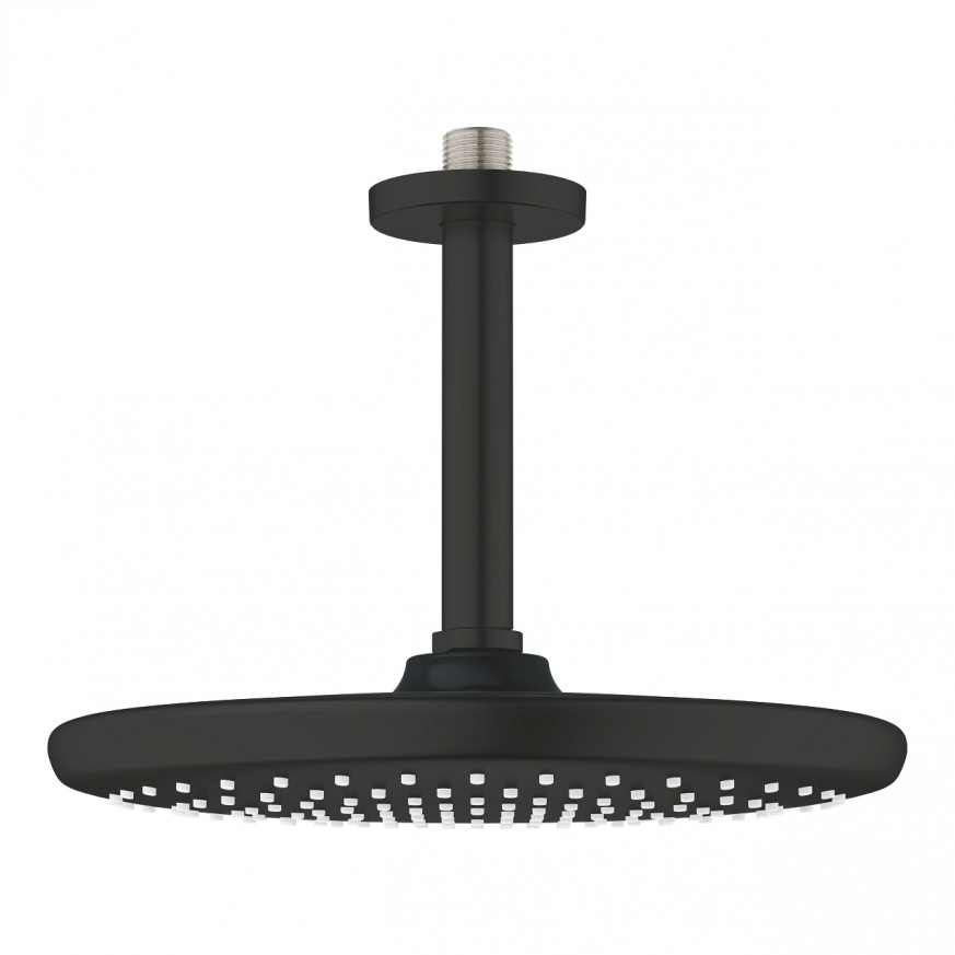  Комплект душ глава към тавана Tempesta 250 142 mm matte black