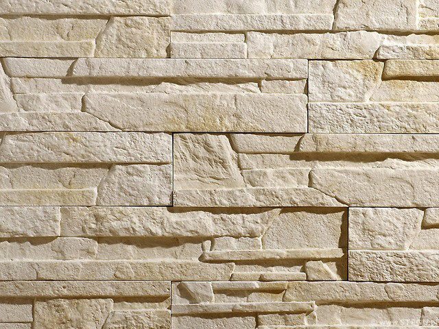 Облицовъчен камък Rimini Cream 11x51,8 см